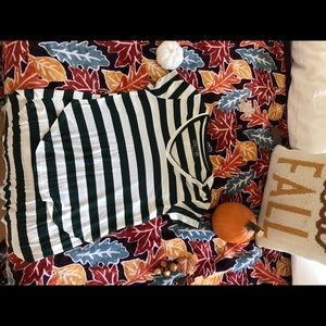 Striped Nursing top Latched Mama